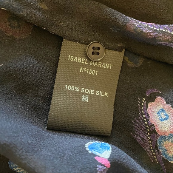 Isabel Marant Boho Chic Silk Embroidered Dress - Picture 9 of 10